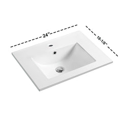 Topmount Bathroom Ceramic Basin 000 2418B
