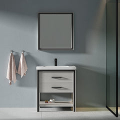 028 Series-30 Inch Single Bathroom Vanity Set