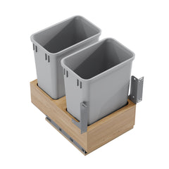 Pull Out Wood Waste Basket - 4008 Series