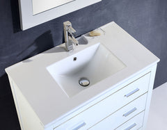 Topmount Bathroom Ceramic Basin 000 3618BT