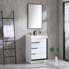024 Series–24 Inch Single Bathroom Vanity Set