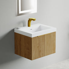 Dowell 21" Rectangular Drop-In Bathroom Sink with Overflow - 000 2118BP