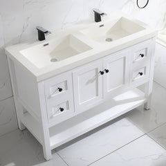 Dowell 48" Bathroom Freestanding Vanity with Two Doors and Two Shelves - 035 48 Series