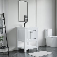 Dowell 24" Bathroom Freestanding Vanity with Two Doors and Two Shelves - 036 24 Series