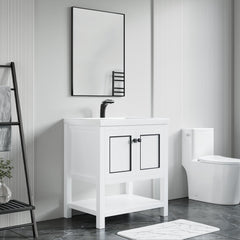 Dowell 30" Bathroom Freestanding Vanity with Two Doors and Two Shelves - 036 30 Series