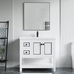 Dowell 36" Bathroom Freestanding Vanity with Two Doors, One Drawer and Two Shelves - 036 36 Series