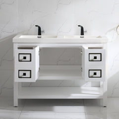 Dowell 48" Bathroom Freestanding Vanity with Two Doors, One Drawer and Two Shelves - 036 48 Series