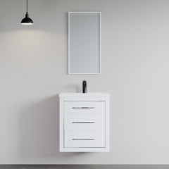 Dowell 24" Bathroom Wall-Mounted Vanity with Two Drawers - 041 24  Series