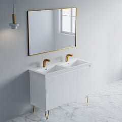 057 Series – 48 Inch Double Vanity Set With V Legs