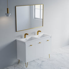 057 Series – 48 Inch Double Vanity Set With V Legs