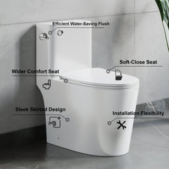 Siphonic One Piece Toilet - 092 2816 01