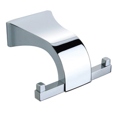 Dowell Solid Brass Double Hooks, Chrome Finish - 1002 02 01