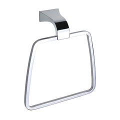 Dowell Solid Brass Towel Ring, Chrome Finish - 1002 06 01