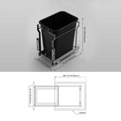 Pullout Waste Basket for B15-4002 0115