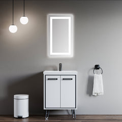 Dowell LED Bathroom Mirror with Adjustable Brightness, Anti-Fog Wall-Mounted Vanity Mirror , Modern Backlit Design - 5008 Series