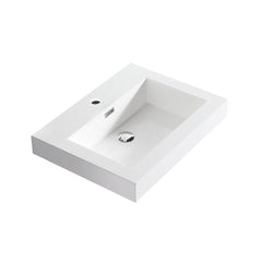 Topmount Bathroom Resin Basin 000 2418BP