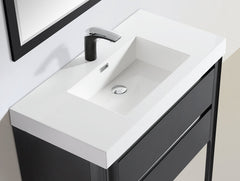 Topmount Bathroom Resin Basin 000 3618BP