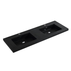 Topmount Bathroom Black Resin Basin 000 6122BP-BL