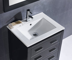 Topmount Bathroom Ceramic Basin 000 2418BT