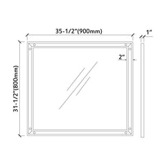 028 Series – 36 Inch Mirror