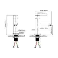 Single Handle Lavatory Faucet - 8001 015