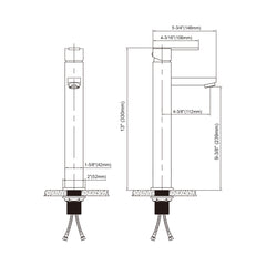 Single Handle Lavatory Faucet - 8001 016